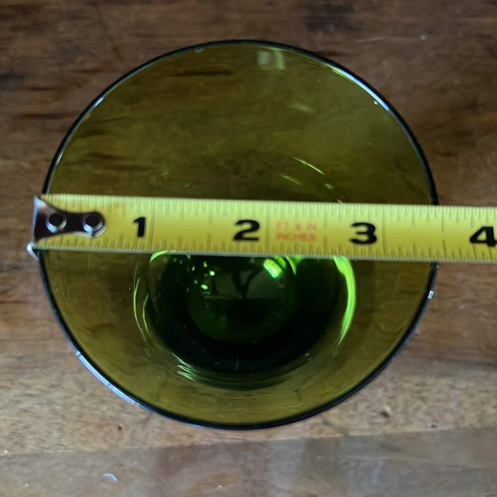 Pilsner Mid-Century Green Goblets / Tumblers 5 Total - Picture 10 of 12